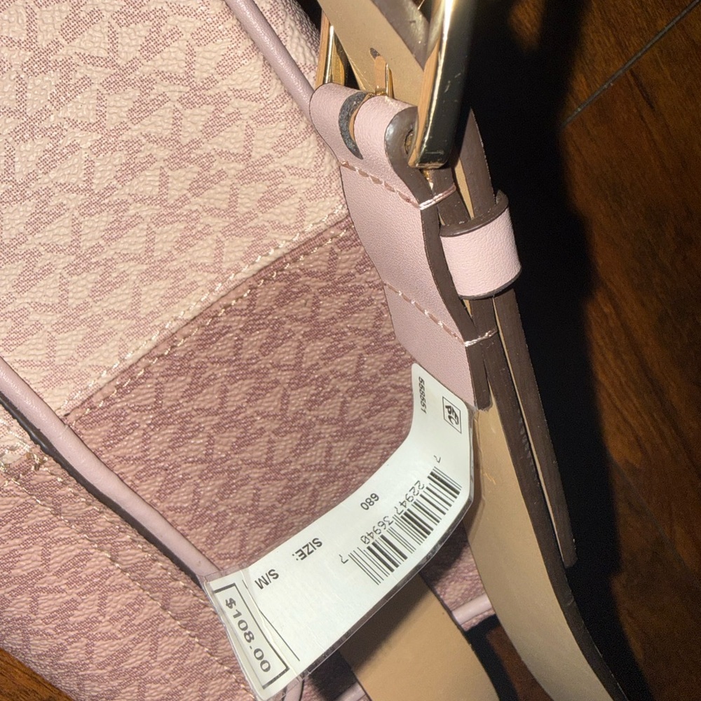Michael Kors Pink and Gold Crossbody Bag - Picture 4 of 4